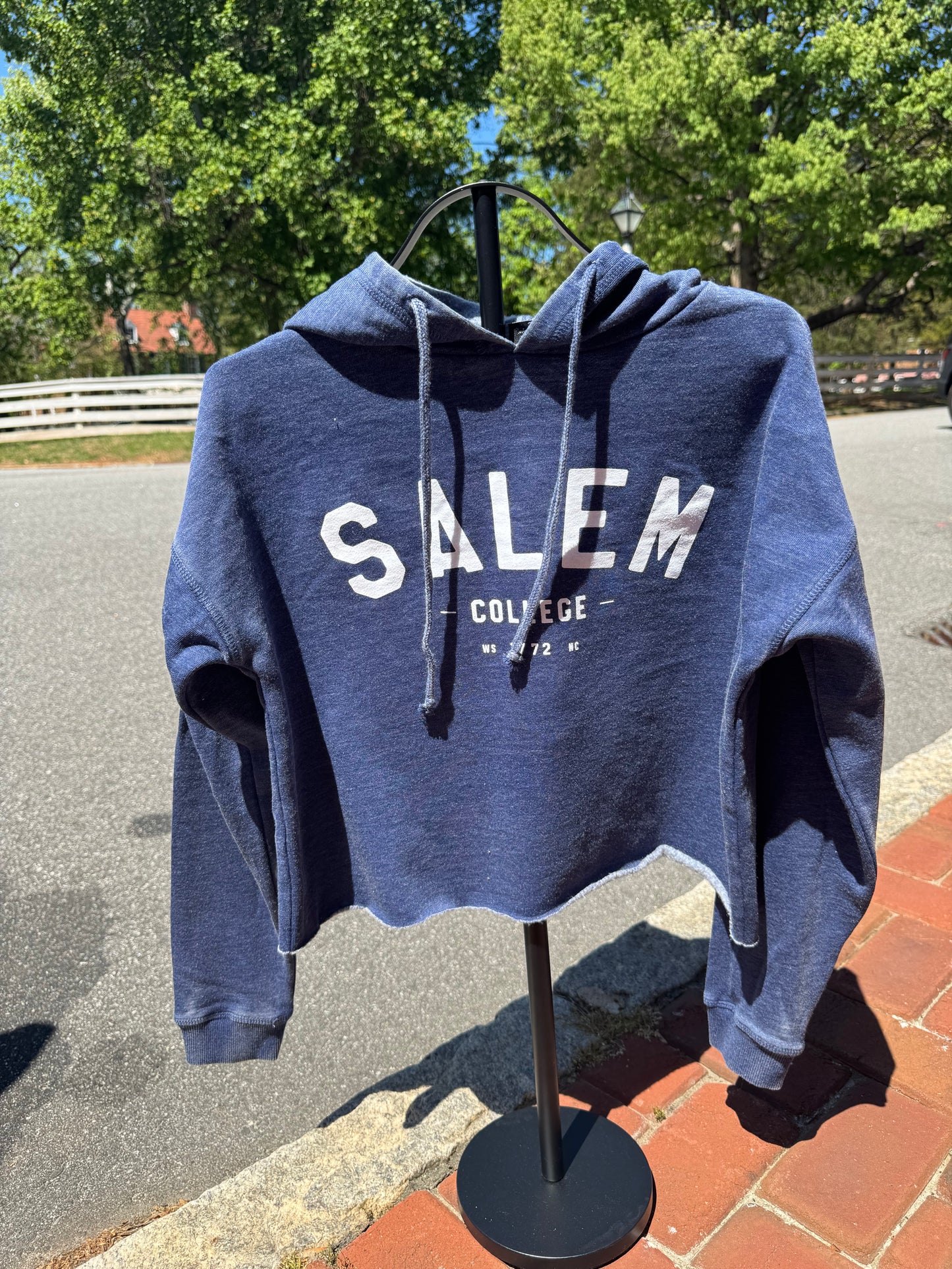 Hoodie: Cropped Blue