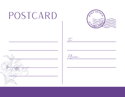 Postcard - Floral