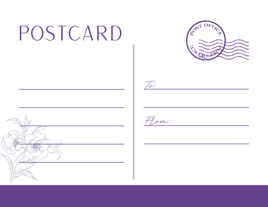 Postcard - Floral