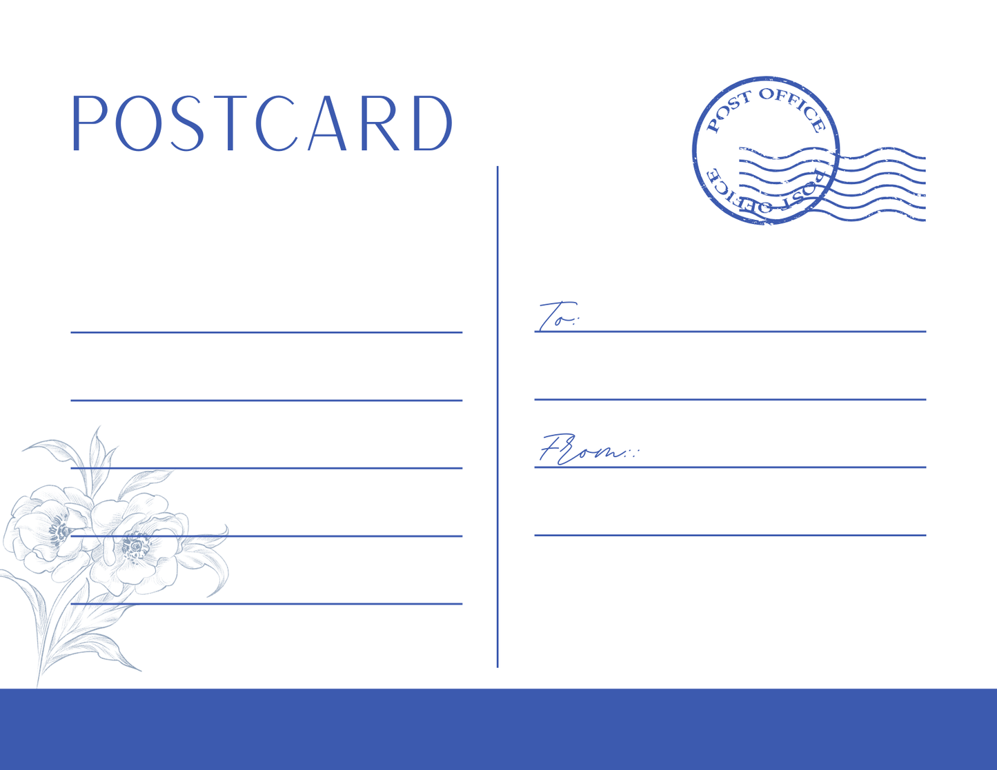 Postcard - Floral