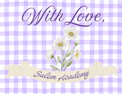 Postcard - Gingham, With Love