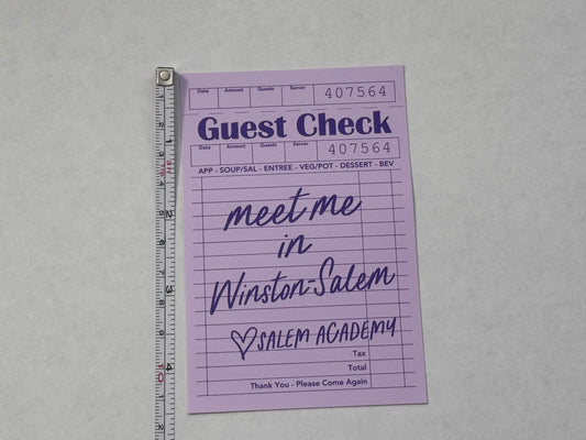 Sticker - Guest Check, Academy