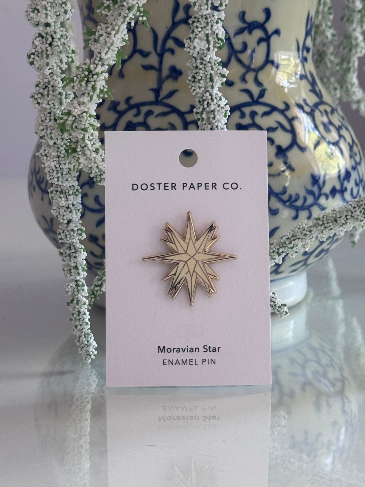 Enamel Pin - Moravian Star