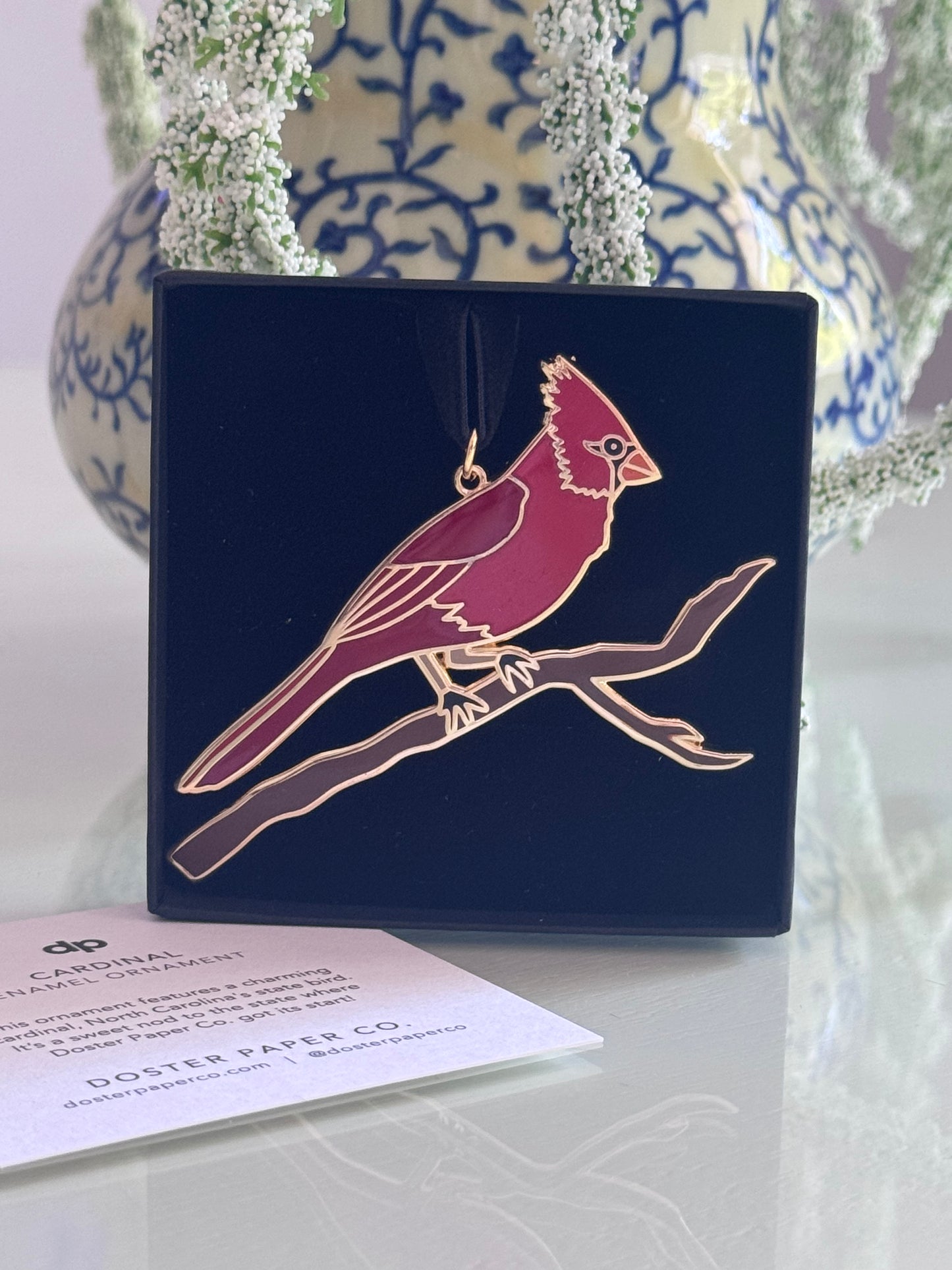 Ornament - Cardinal (Doster Paper Co).