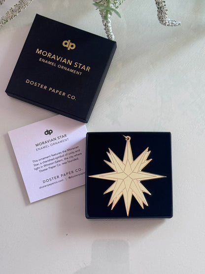 Ornament - Moravian Star (Doster Paper Co).