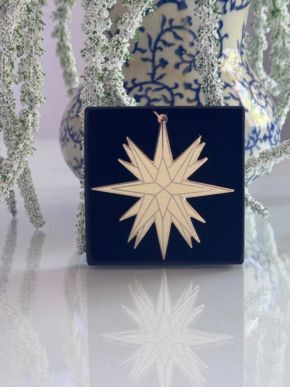 Ornament - Moravian Star (Doster Paper Co).