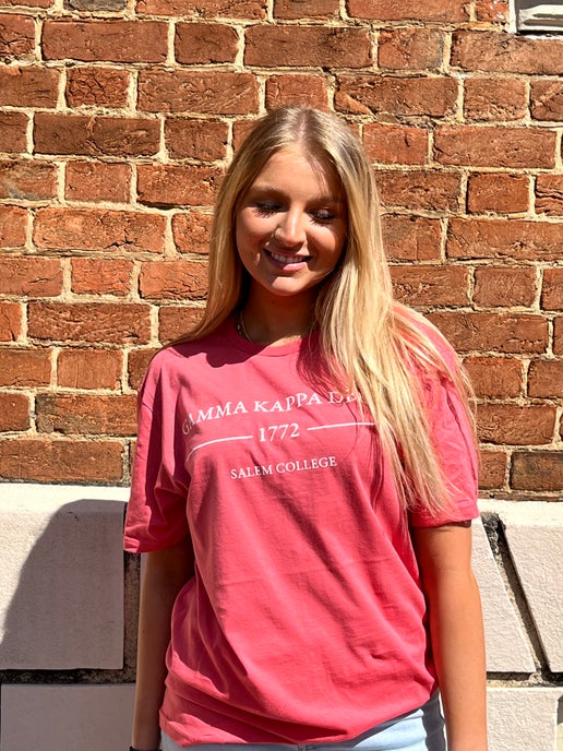 T-Shirt: Gamma Kappa Delta (GKD), Coral