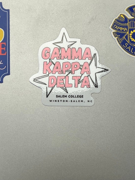Sticker-Gamma Kappa Delta (GKD) Star