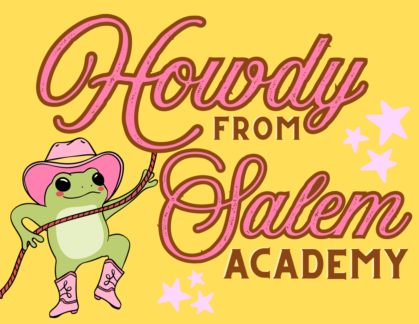 Postcard - Howdy Western Frog