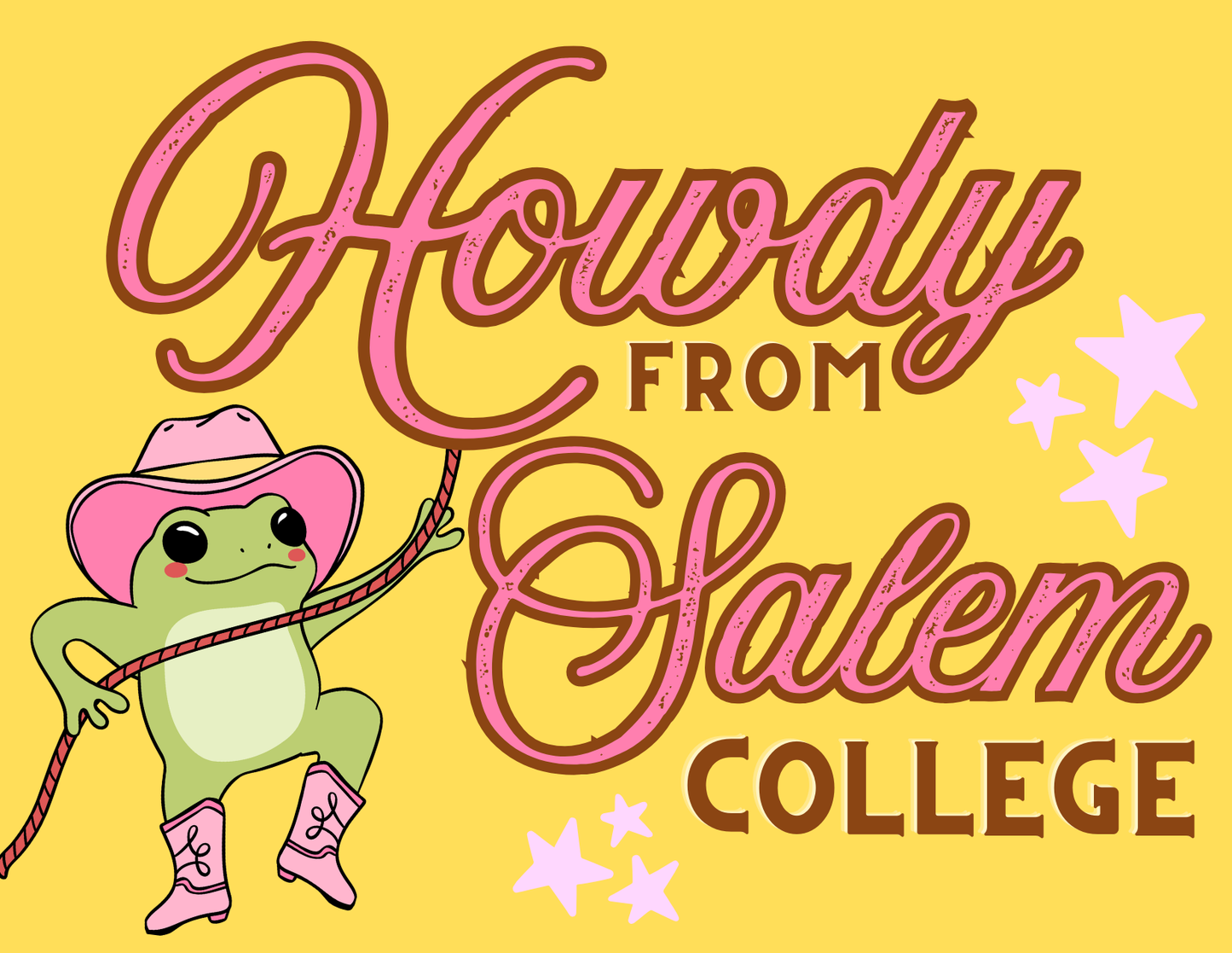 Postcard - Howdy Western Frog